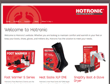 Tablet Screenshot of hotronic.com